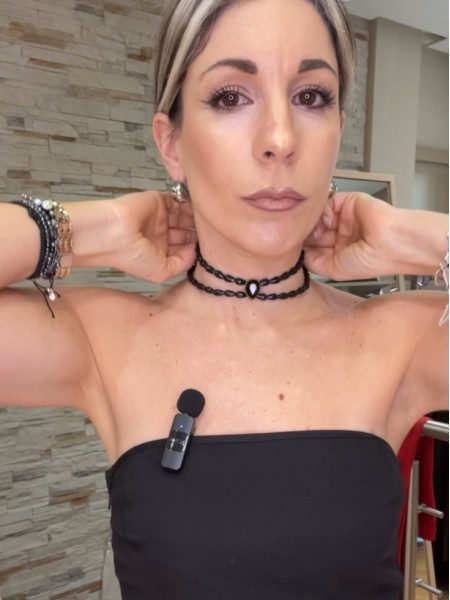 Black beads Choker