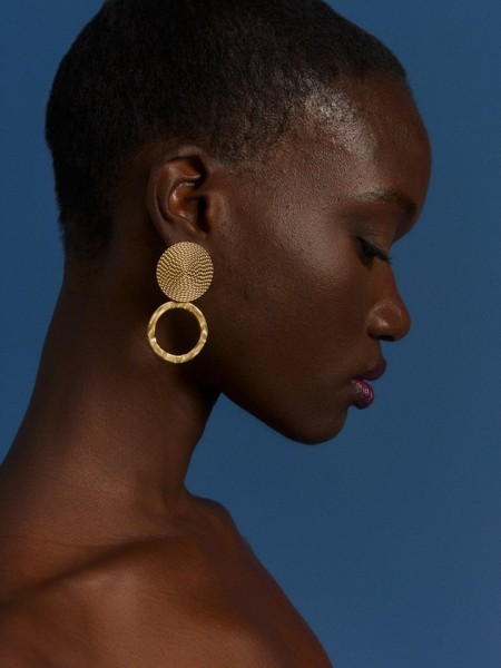 Round steel Earrings