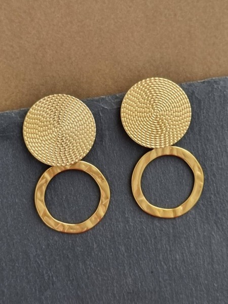 Round steel Earrings