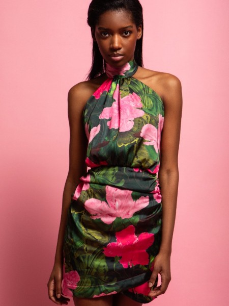 ELOISE MINI SATIN DRESS