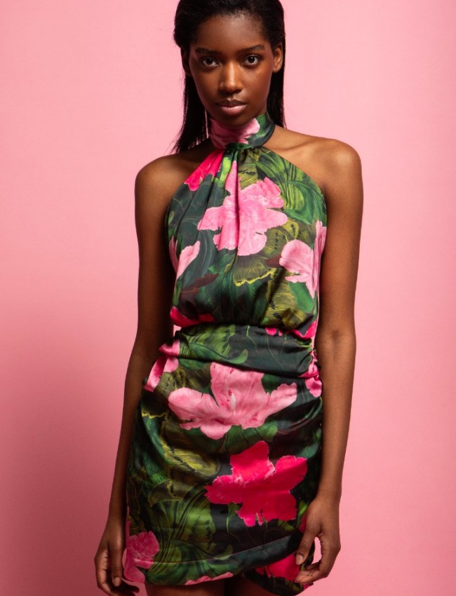 ELOISE MINI SATIN DRESS