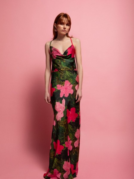 ELOISE MAXI SATIN SLIP DRESS