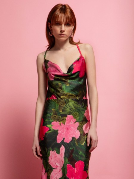 ELOISE MAXI SATIN SLIP DRESS
