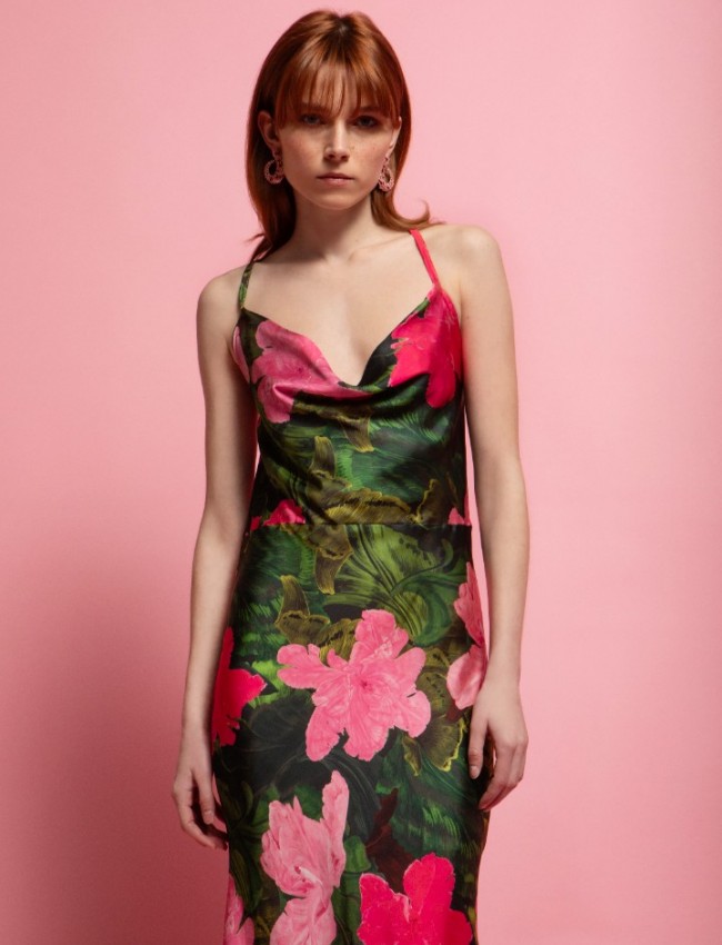 ELOISE MAXI SATIN SLIP DRESS