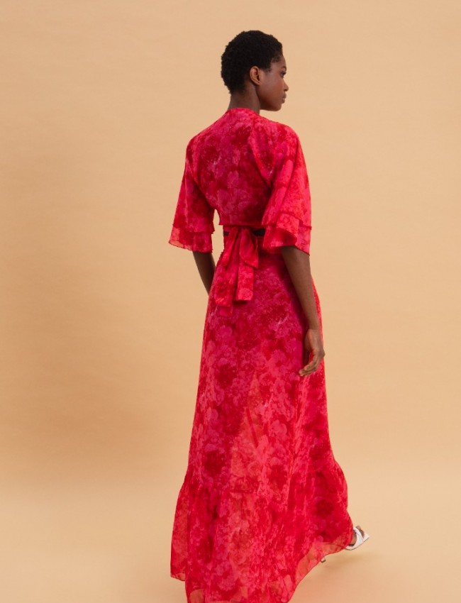 RUBY ROSE MAXI WRAP SKIRT Eveleya 