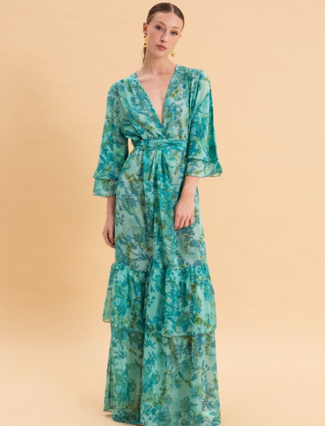 BOTANICAL BREEZE KIMONO Eveleya 