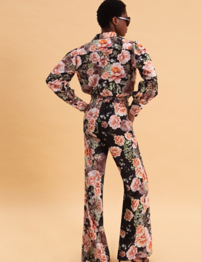 PEONIES LOVE LINEN SHIRT EVELEYA 