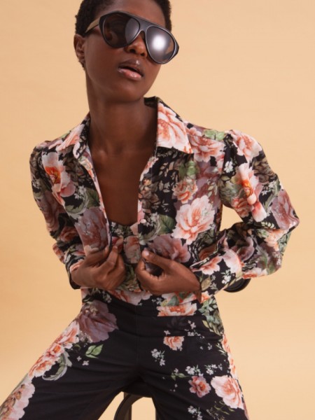 PEONIES LOVE LINEN SHIRT EVELEYA 