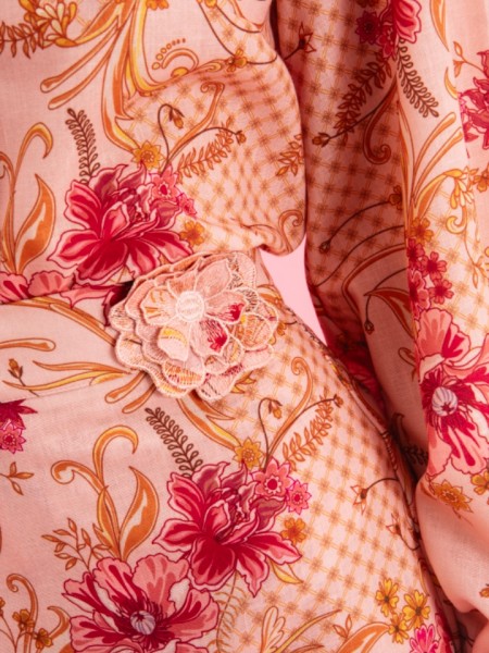 DUSTY PINK LINEN SHIRT EVELEYA 