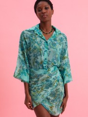BOTANICAL BREEZE OVERSIZED SHIRT EVELEYA