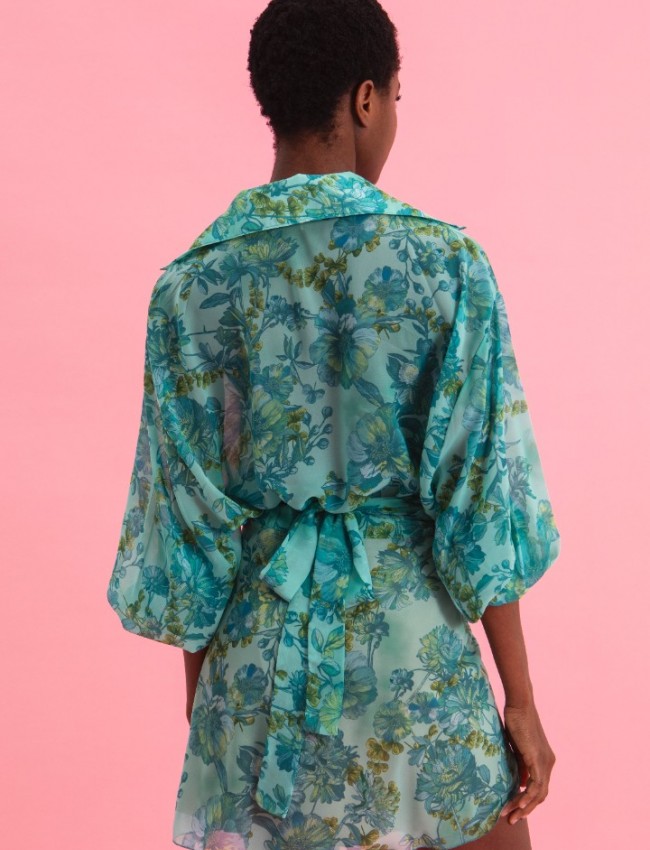 BOTANICAL BREEZE OVERSIZED SHIRT EVELEYA