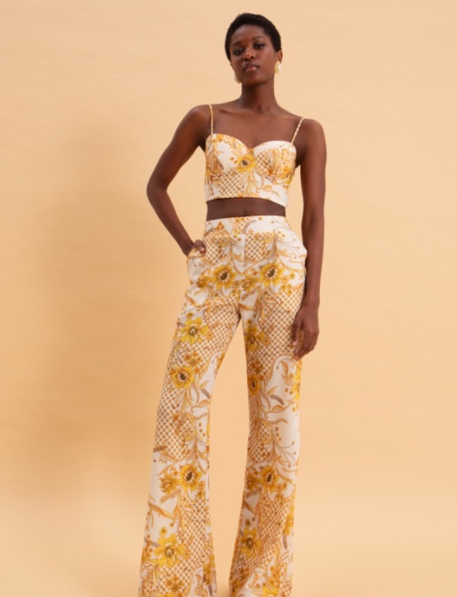 MARIGOLD HIGH WAISTED LINEN PANTS EVELEYA
