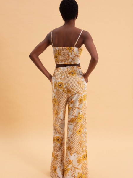 MARIGOLD HIGH WAISTED LINEN PANTS EVELEYA