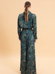 Mystic Forest Satin Shirt Eveleya