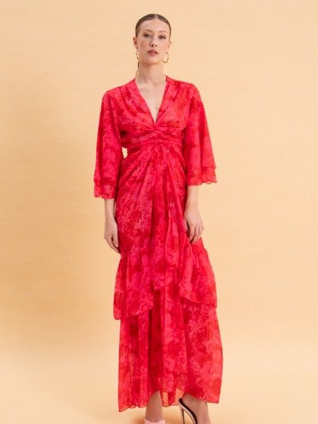 RUBY ROSE KIMONO DRESS