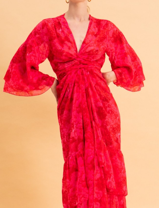 RUBY ROSE KIMONO DRESS