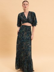 MYSTIC FOREST MAXI WRAP SKIRT Eveleya 