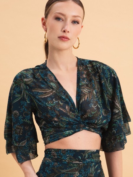 MYSTIC FOREST WRAP TOP Eveleya 