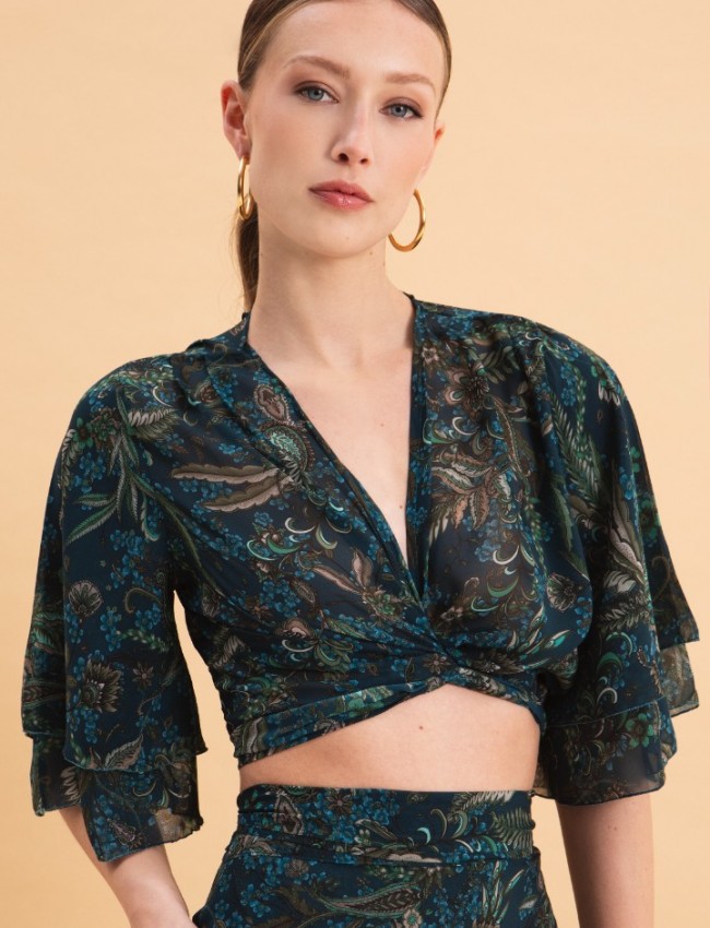 MYSTIC FOREST WRAP TOP Eveleya 