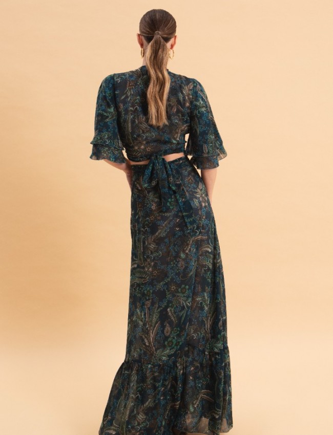 MYSTIC FOREST MAXI WRAP SKIRT Eveleya 