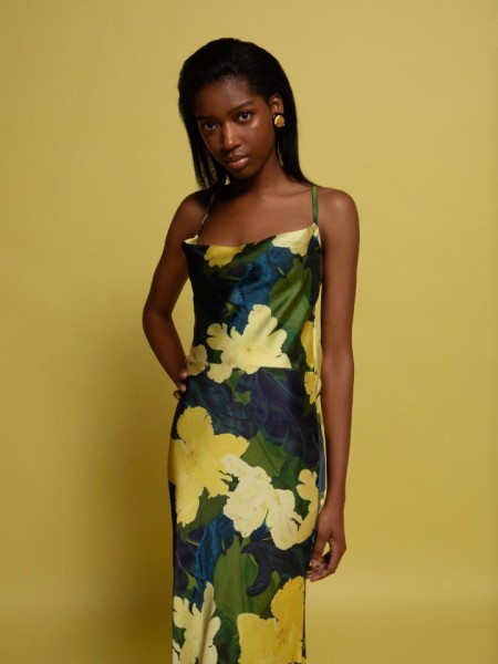 ADELE MAXI SATIN SLIP DRESS