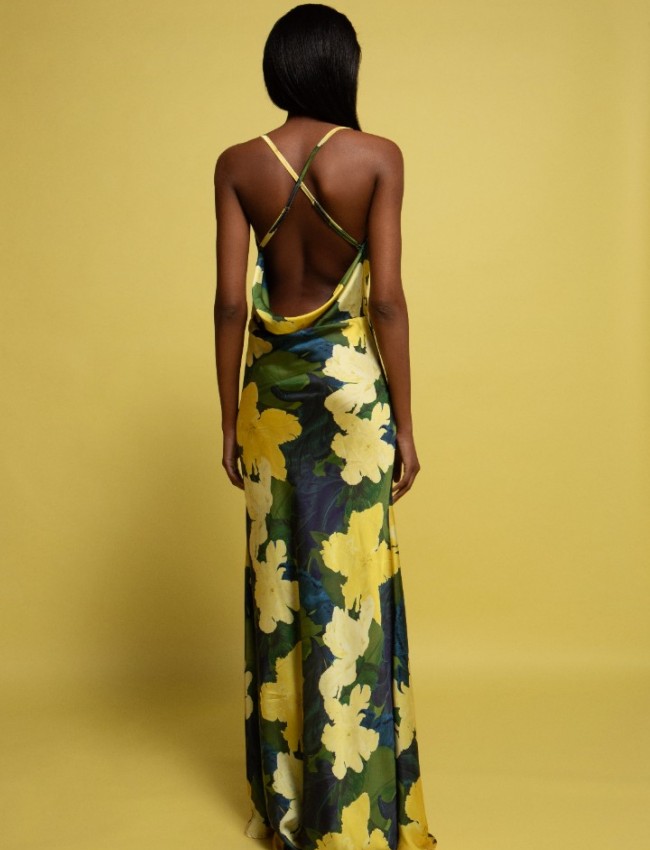 ADELE MAXI SATIN SLIP DRESS