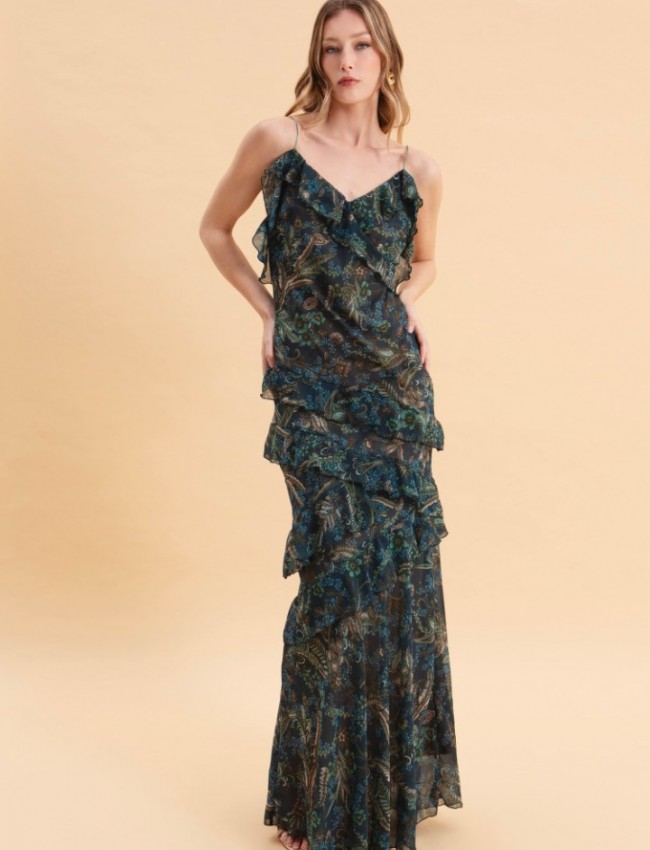 MYSTIC FOREST MAXI DRESS