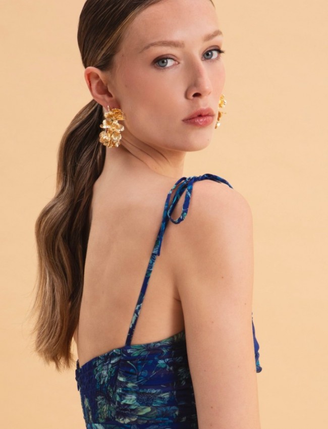 ETHEREAL BLUE MAXI DRESS