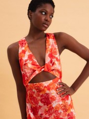 SUNSET DREAM MIDI SATIN DRESS