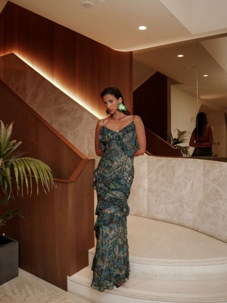 MYSTIC FOREST MAXI DRESS