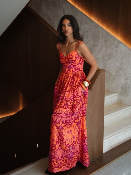 AMBER WAVES MAXI DRESS