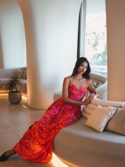 AMBER WAVES MAXI DRESS
