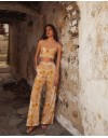 MARIGOLD LINEN BUSTIER