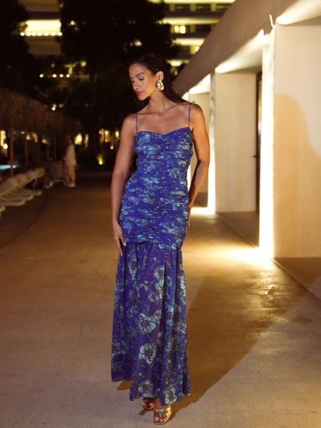 ETHEREAL BLUE MAXI DRESS