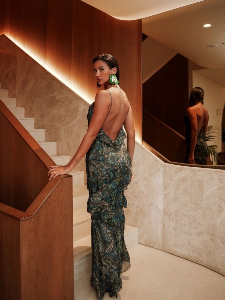 MYSTIC FOREST MAXI DRESS