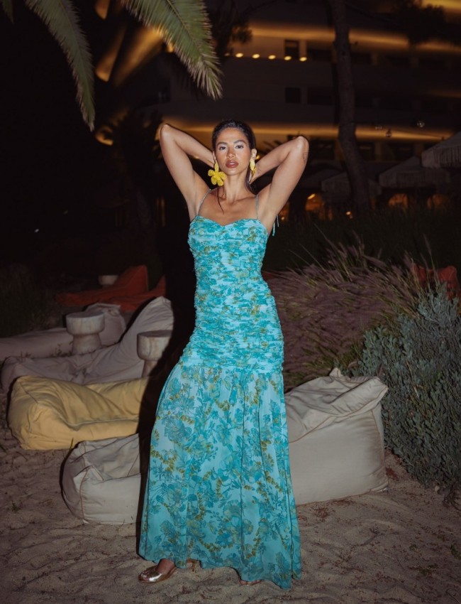 BOTANICAL BREEZE MAXI DRESS