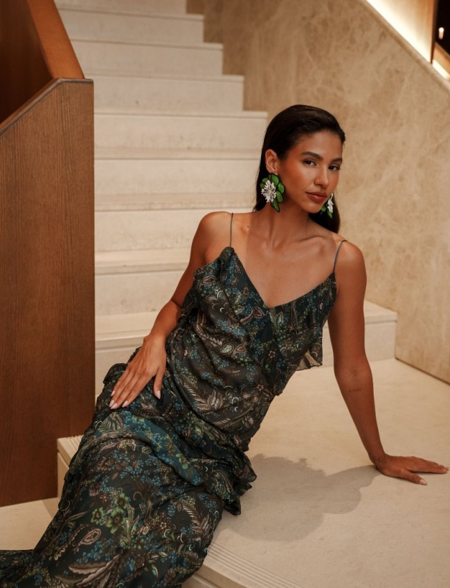 MYSTIC FOREST MAXI DRESS