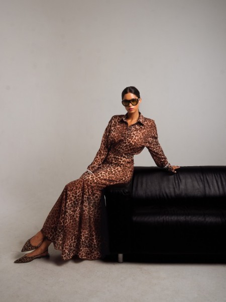 CARMEN LEOPARD MAXI SKIRT