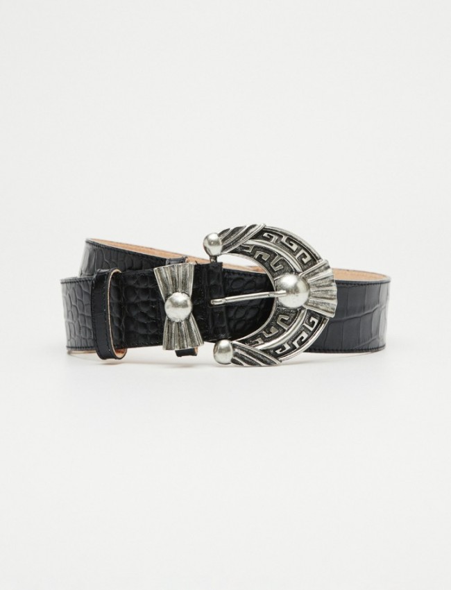 MEANDROS BLACK CROCO