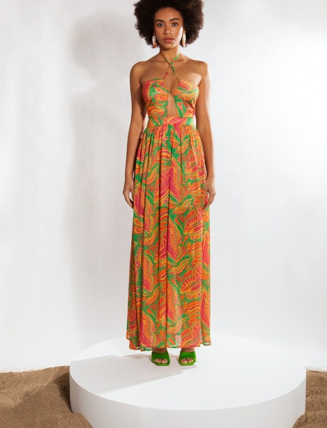ONOFRIA DRESS GREEN