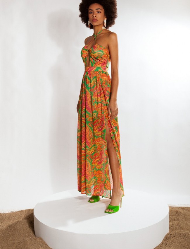 ONOFRIA DRESS GREEN