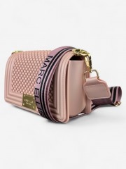 FLAT BALL small 25 MISTY ROSE/LIGHT GOLD CHAIN SHOULDERBAG FLAT BALL small 25 MISTY ROSE/LIGHT GOLD CHAIN SHOULDERBAG