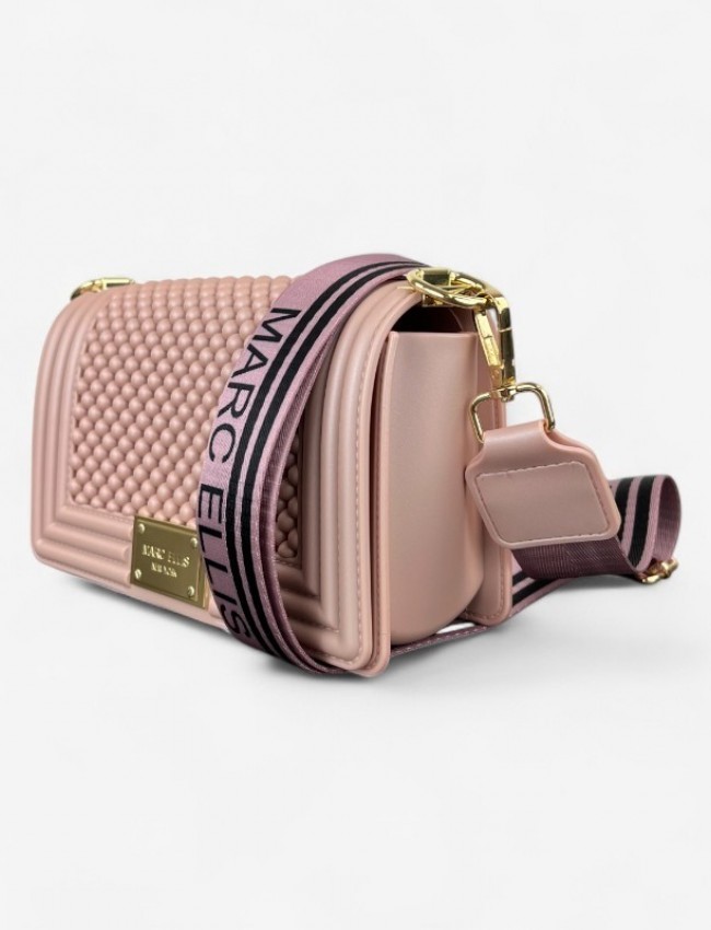 FLAT BALL small 25 MISTY ROSE/LIGHT GOLD CHAIN SHOULDERBAG FLAT BALL small 25 MISTY ROSE/LIGHT GOLD CHAIN SHOULDERBAG