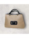 BROOKE STRAW HANDBAG NATURE/BLACK