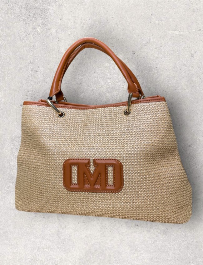 BROOKE STRAW HANDBAG NATURE/CAMEL BROOKE STRAW HANDBAG NATURE/CAMEL