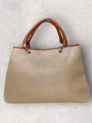 BROOKE STRAW HANDBAG NATURE/CAMEL BROOKE STRAW HANDBAG NATURE/CAMEL