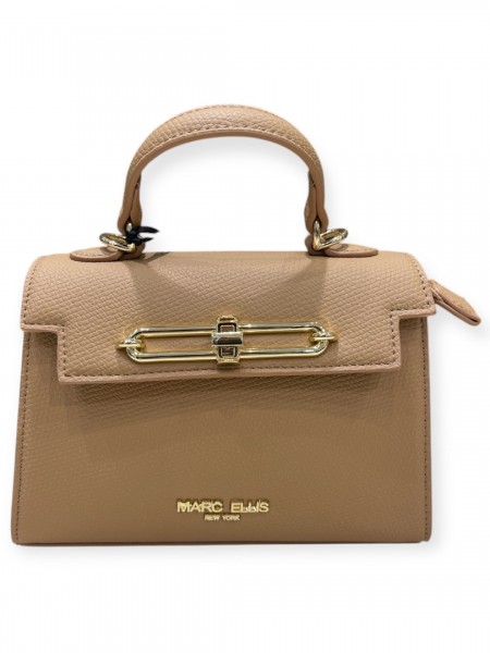 IRIS medium CAMEL HANDBAG