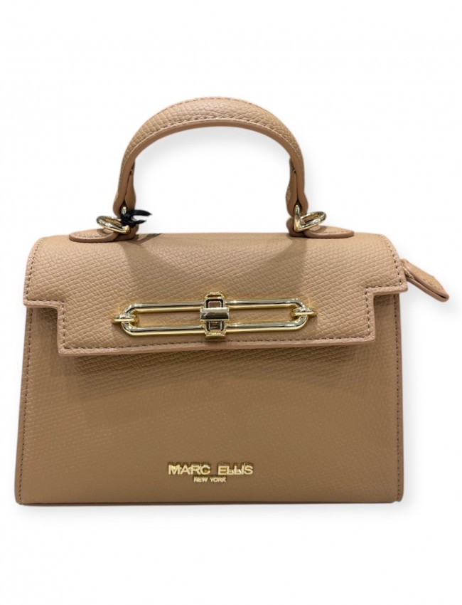 IRIS medium CAMEL HANDBAG