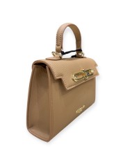 IRIS medium CAMEL HANDBAG