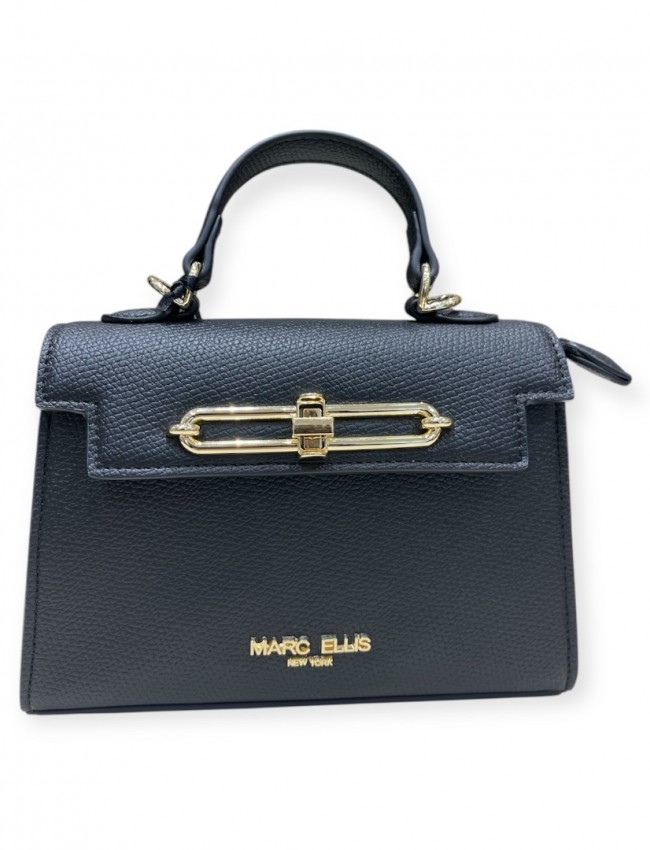 IRIS medium  BLACK HANDBAG